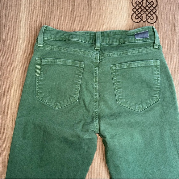 PAIGE Hoxton High Rise Skinny Zippered Ankle Length In Botanic Green Size 26 - Picture 11 of 15